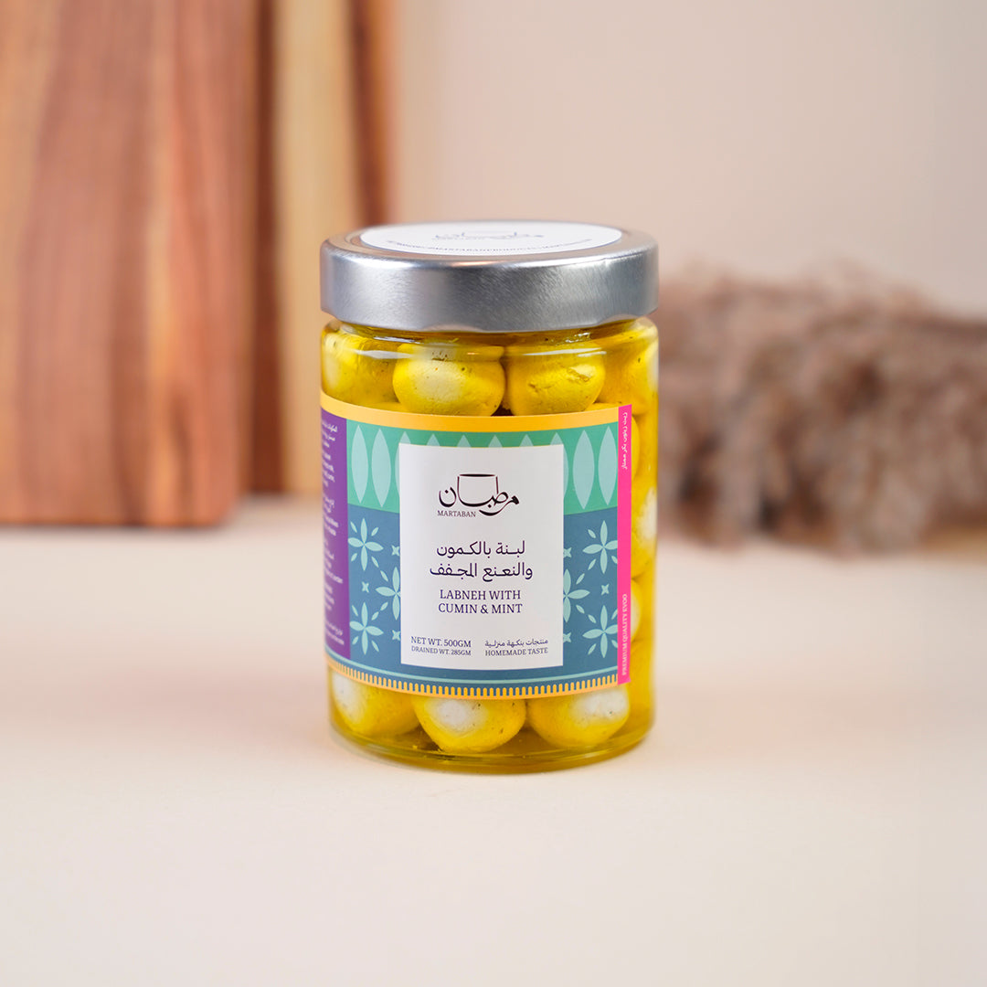 Labneh with Cumin seeds and Mint