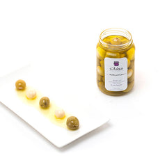 Green Olives stuffed with Labneh