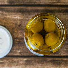 Green Olives stuffed with Labneh