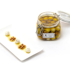 Labneh with Basil and Walnuts