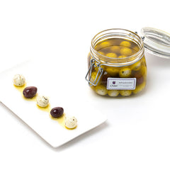 Labneh with Black Olives and Thyme