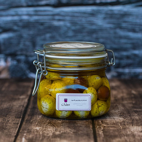 Labneh with Black Olives and Thyme