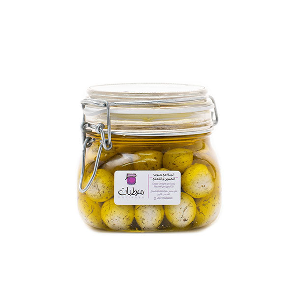 Labneh with Cumin seeds and Mint