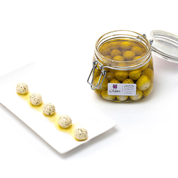 Labneh with Cumin seeds and Mint